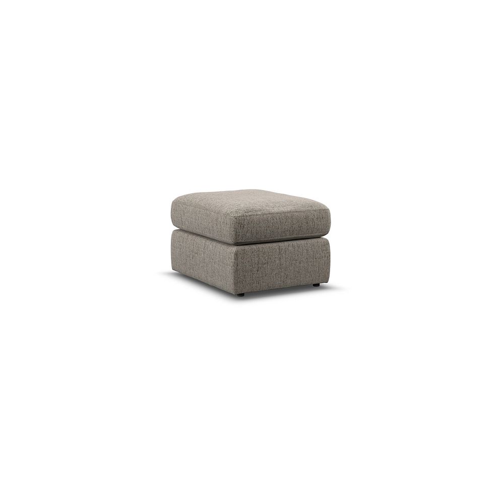 Morgan Small Fender Footstool in Santos Taupe fabric 3