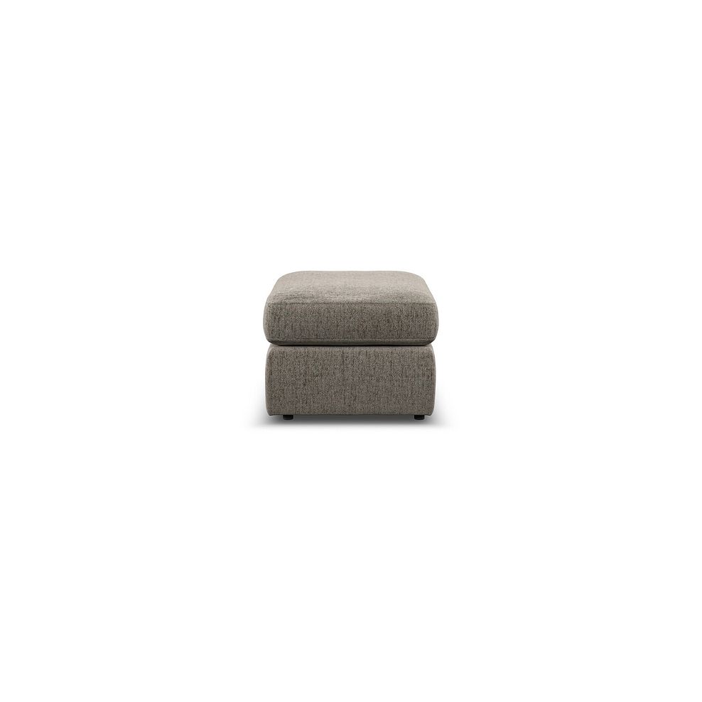 Morgan Small Fender Footstool in Santos Taupe fabric 4