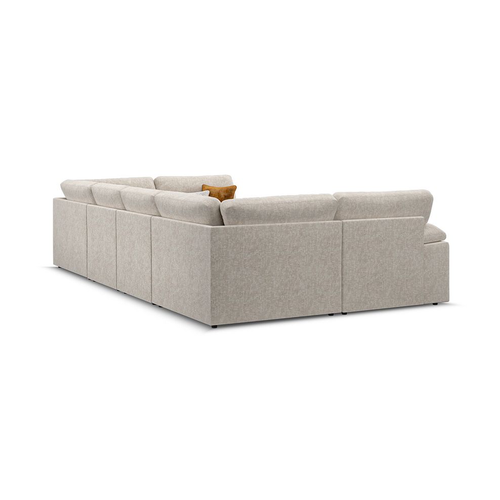 Morgan Small U-Shape Modular Corner Sofa in Cupid Beige fabric - Group 10 3