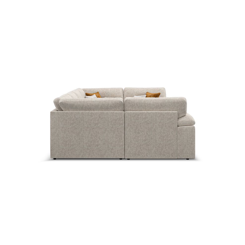 Morgan Small U-Shape Modular Corner Sofa in Cupid Beige fabric - Group 10 4