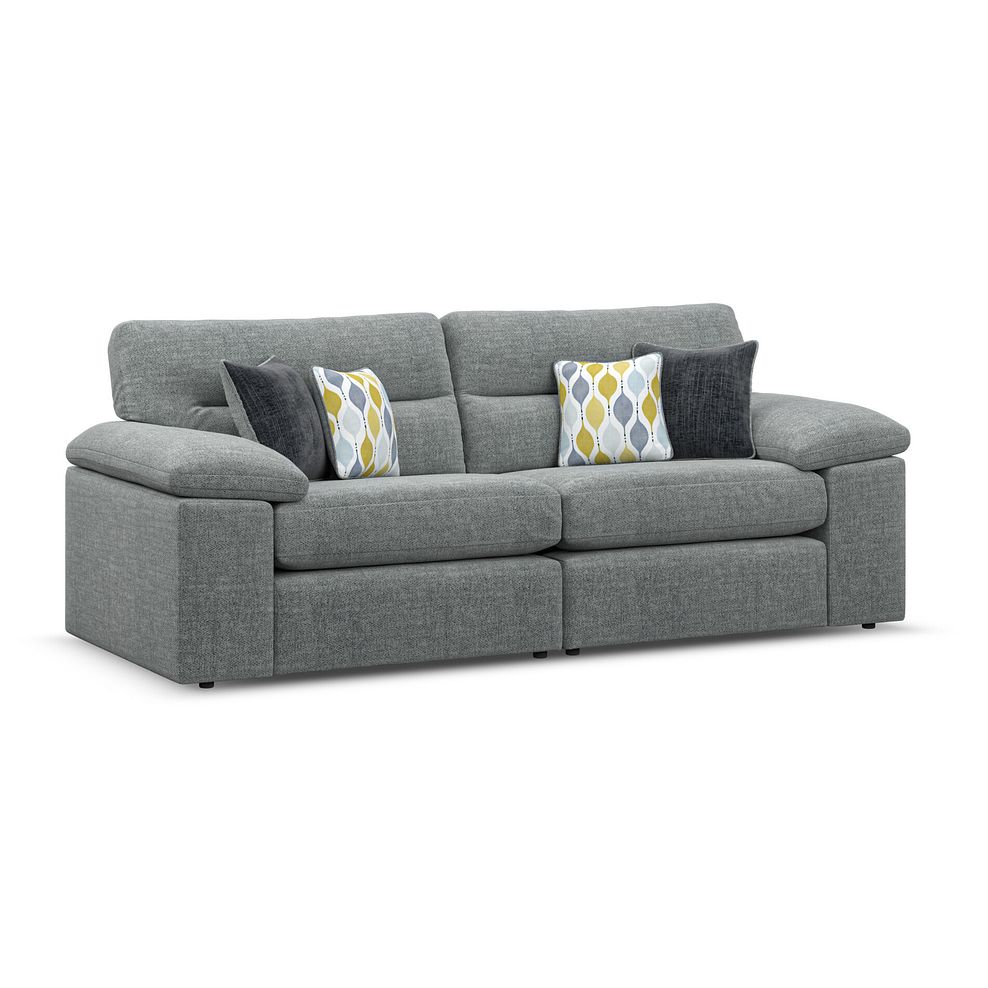 Morgan 3 Seater Sofa in Santos Steel 1