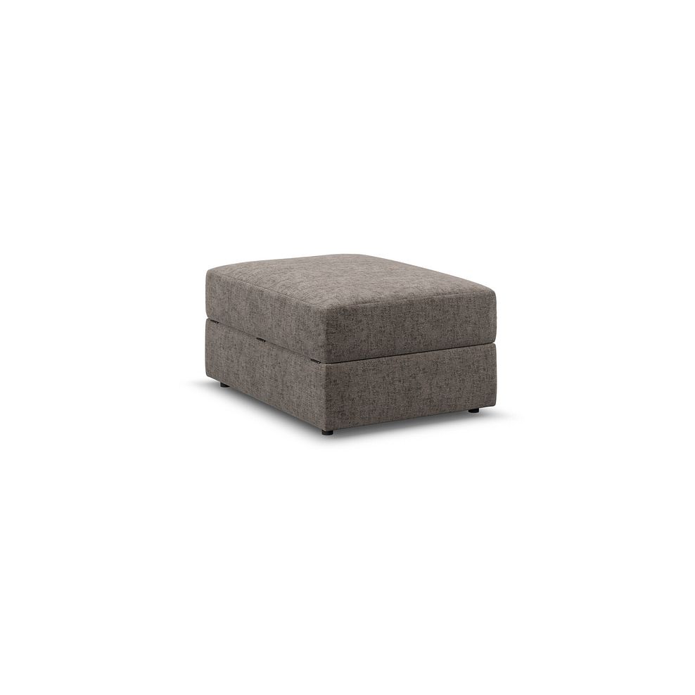 Morgan Storage Footstool in Cupid Brown fabric 4