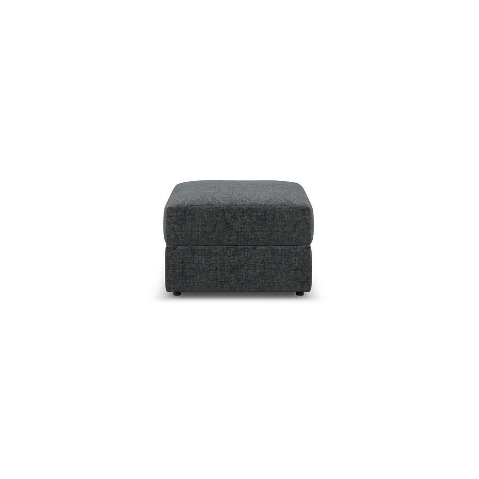 Morgan Storage Footstool in Cupid Charcoal fabric 5