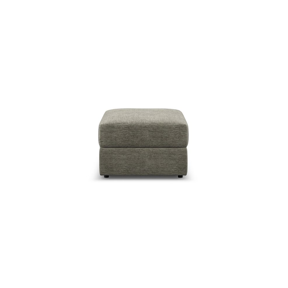 Morgan Storage Footstool in Olive Green Fabric 5