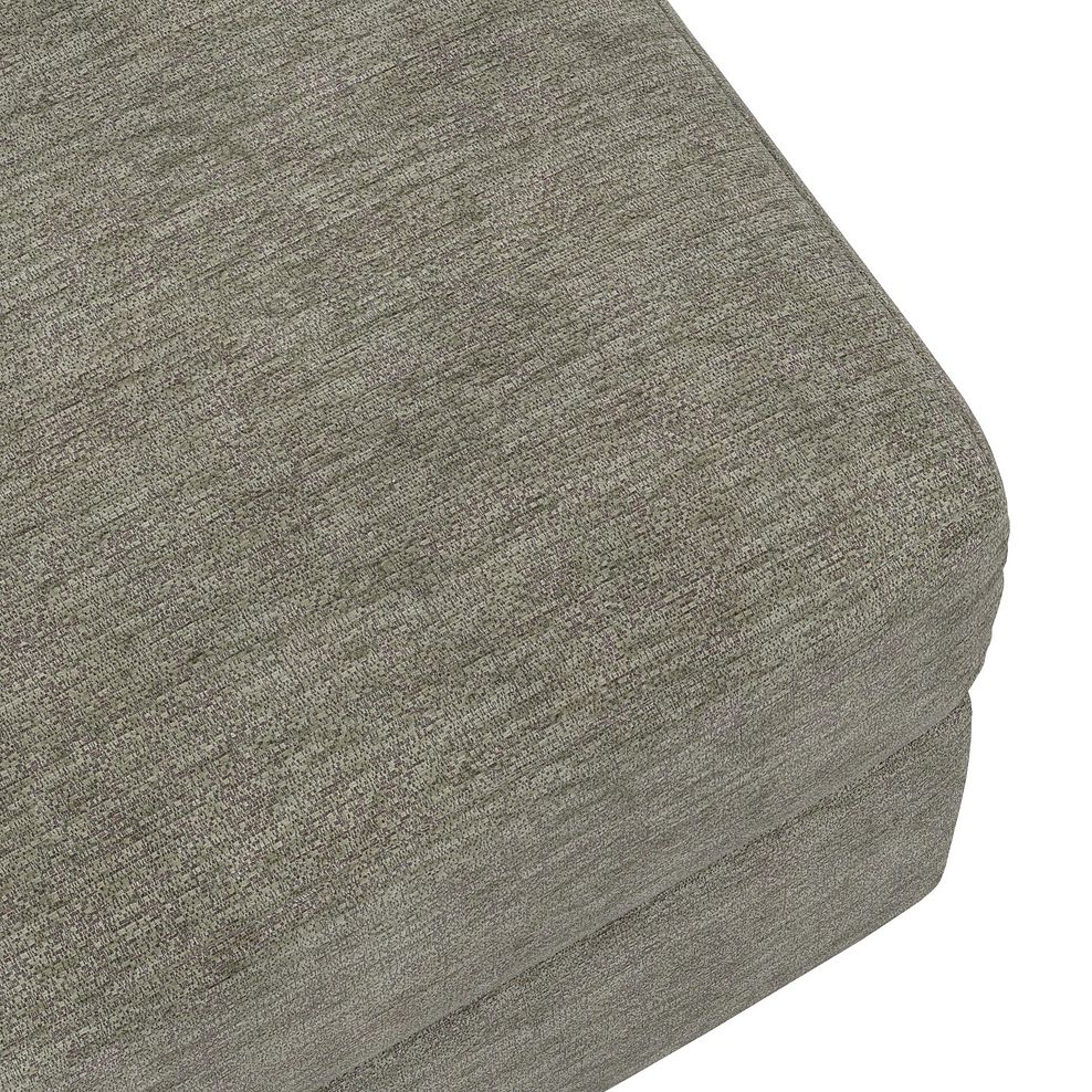 Morgan Storage Footstool in Olive Green Fabric 8