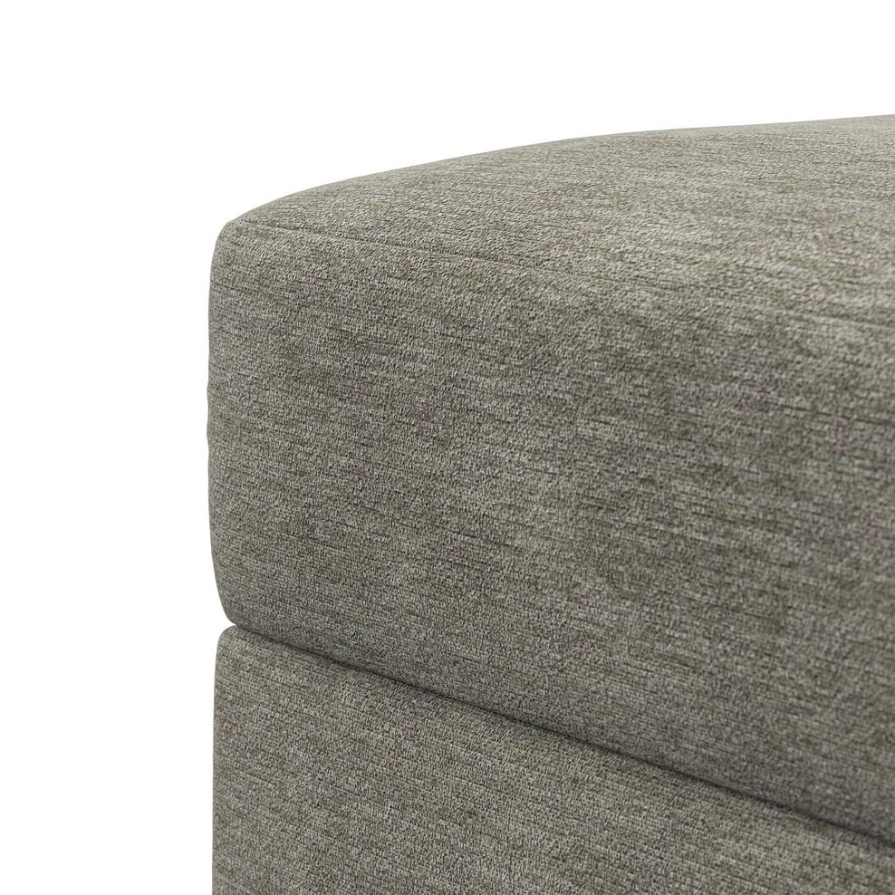 Morgan Storage Footstool in Olive Green Fabric 9