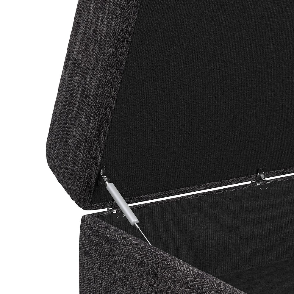 Morgan Storage Footstool in Santos Black 7