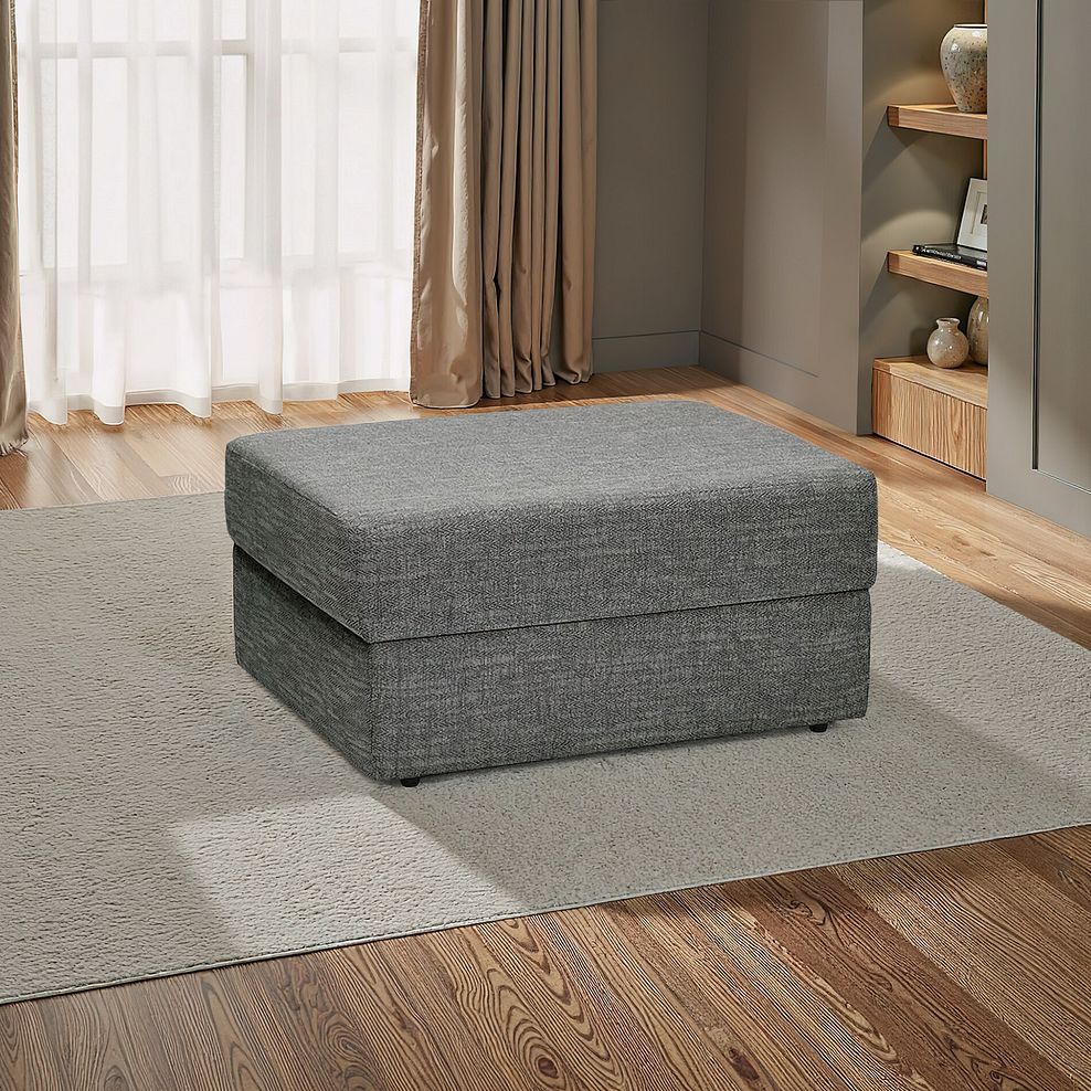 Morgan Storage Footstool in Santos Grey 1