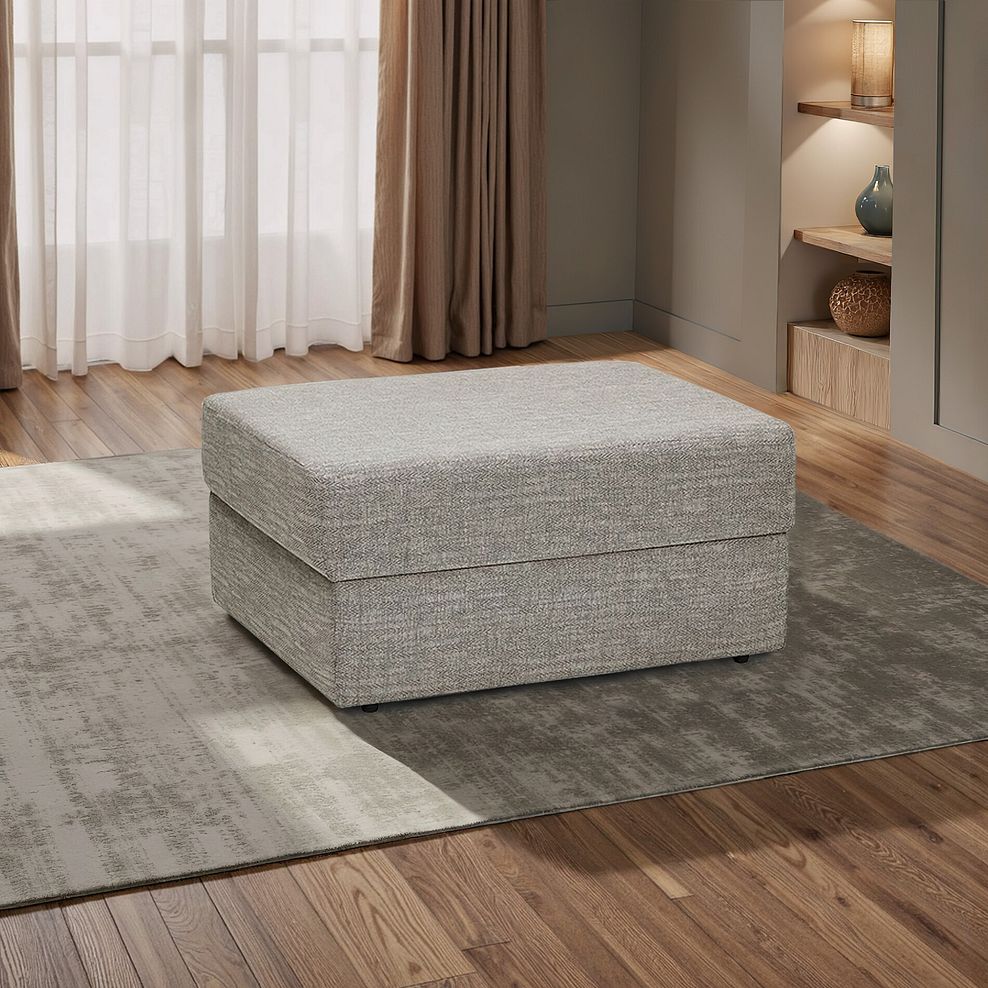 Morgan Storage Footstool in Santos Mink 1