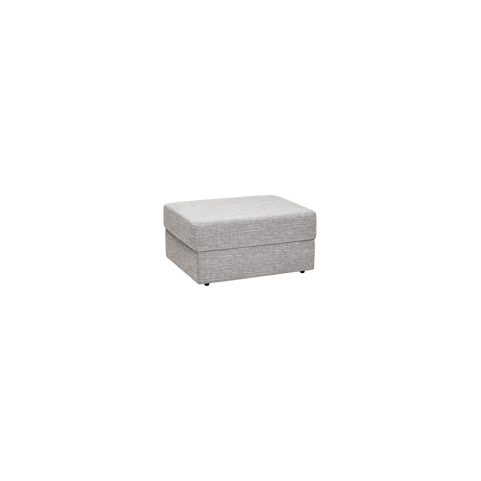 Morgan Storage Footstool in Santos Silver 1