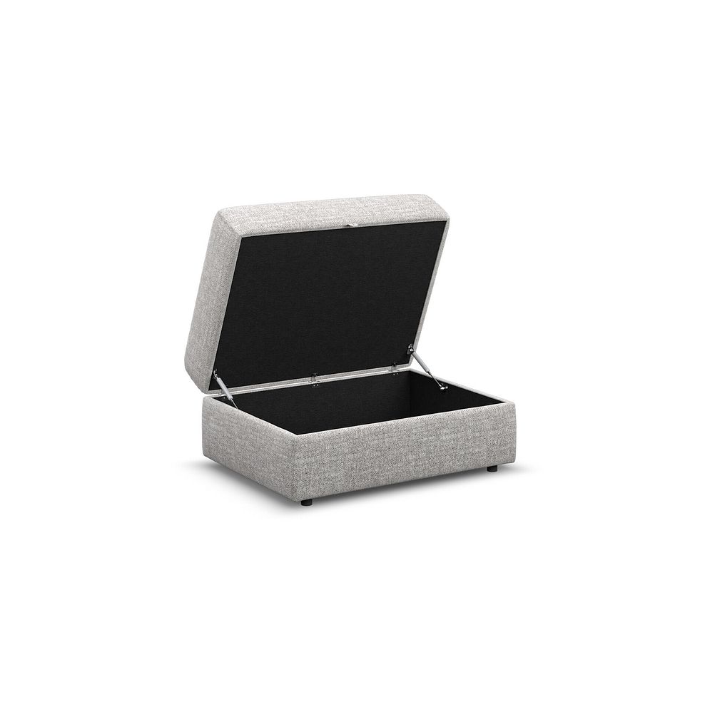 Morgan Storage Footstool in Santos Silver 2