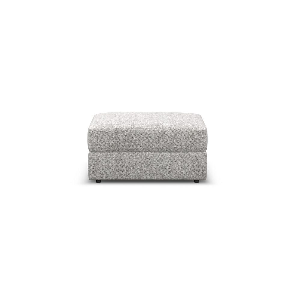 Morgan Storage Footstool in Santos Silver 3