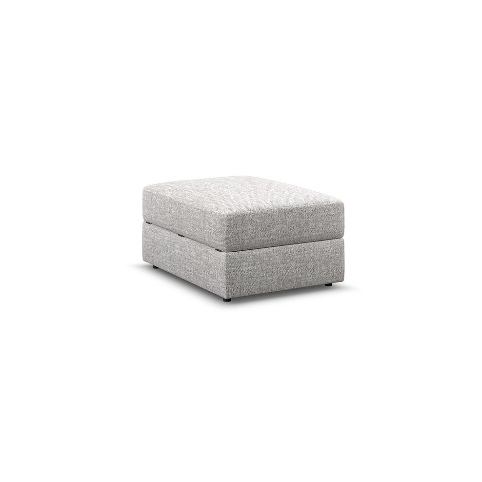 Morgan Storage Footstool in Santos Silver 4