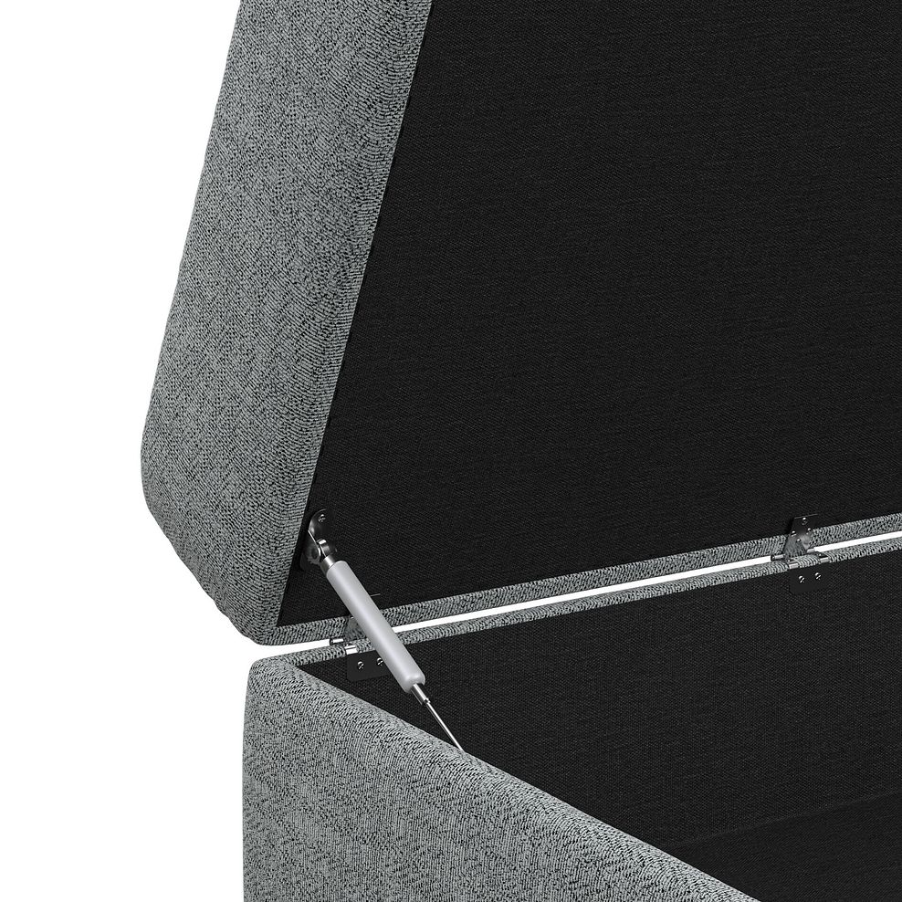 Morgan Storage Footstool in Santos Steel 6