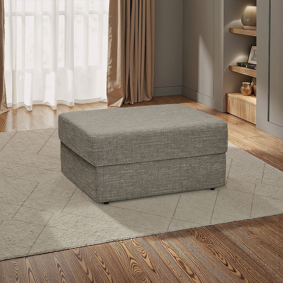 Morgan Storage Footstool in Santos Taupe 1