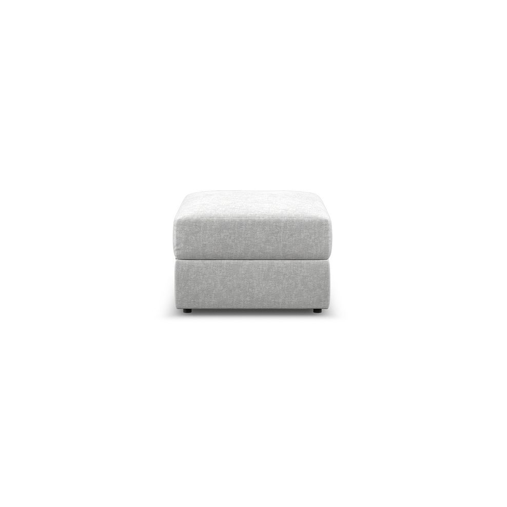 Morgan Storage Footstool in Cupid Silver fabric 5