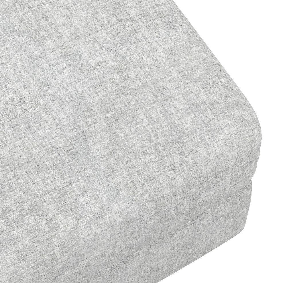 Morgan Storage Footstool in Cupid Silver fabric 8