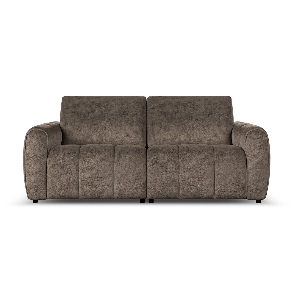 Nap 2 Seater Modular Sofa in Dapple Chocolate Fabric - Group 8 2
