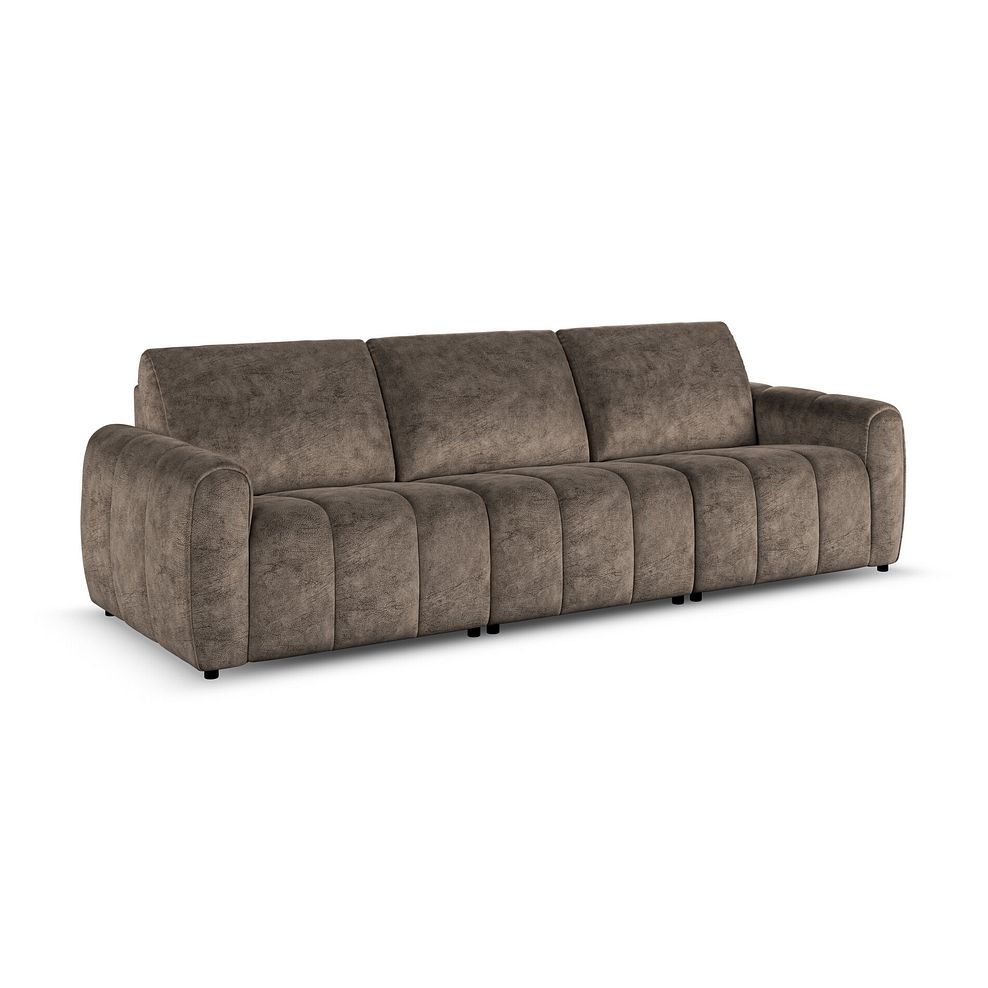 Nap 3 Seater Modular Sofa in Dapple Chocolate Fabric - Group 9 1
