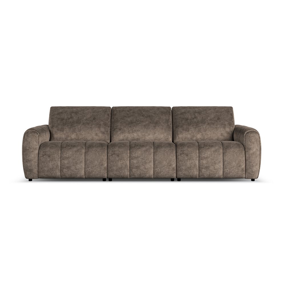 Nap 3 Seater Modular Sofa in Dapple Chocolate Fabric - Group 9 2