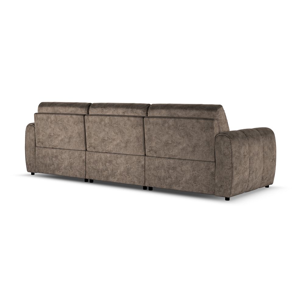 Nap 3 Seater Modular Sofa in Dapple Chocolate Fabric - Group 9 3