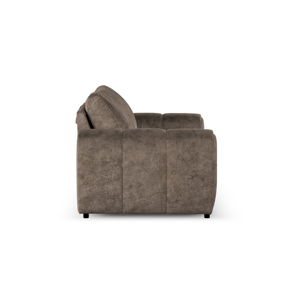 Nap 3 Seater Sofa Bed in Dapple Chocolate Fabric 6