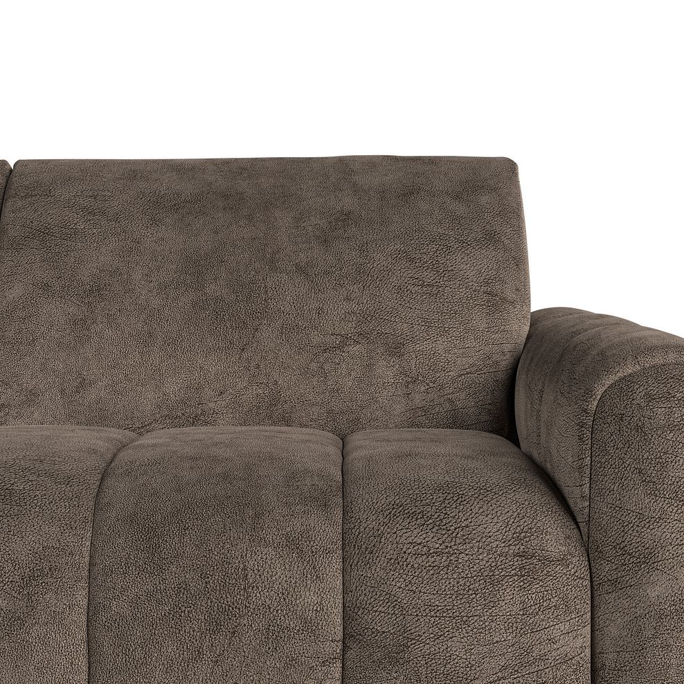 Nap 3 Seater Sofa Bed in Dapple Chocolate Fabric 10