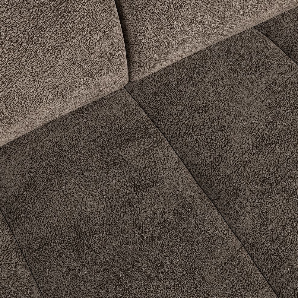 Nap 3 Seater Sofa Bed in Dapple Chocolate Fabric 11