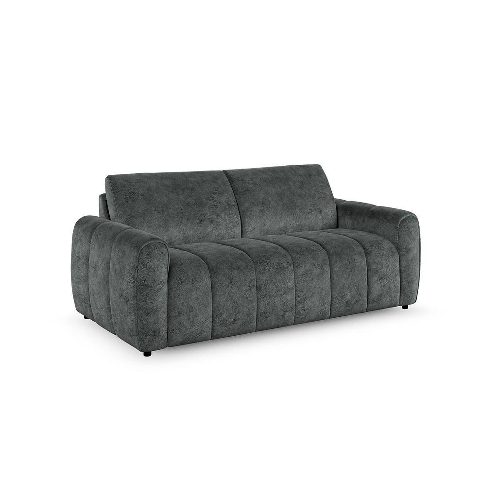 Nap 3 Seater Sofa Bed in Dapple Grey Fabric 3