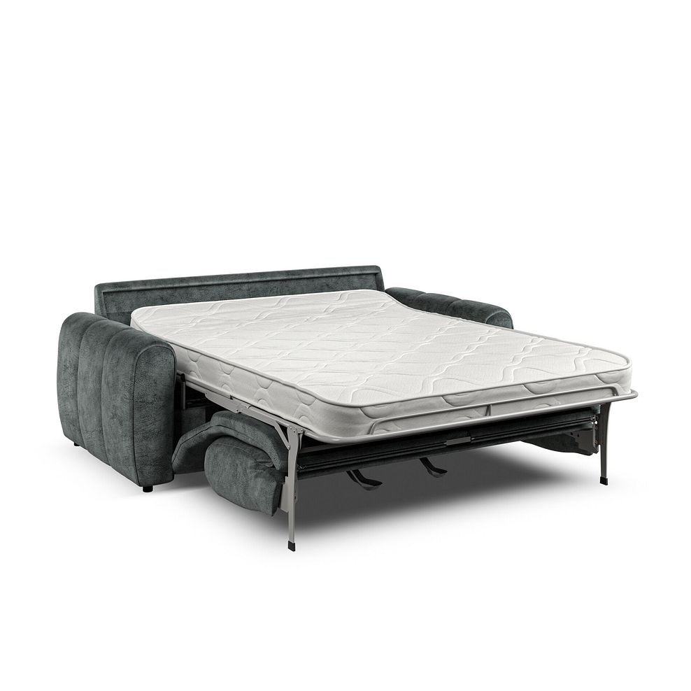 Nap 3 Seater Sofa Bed in Dapple Grey Fabric 1