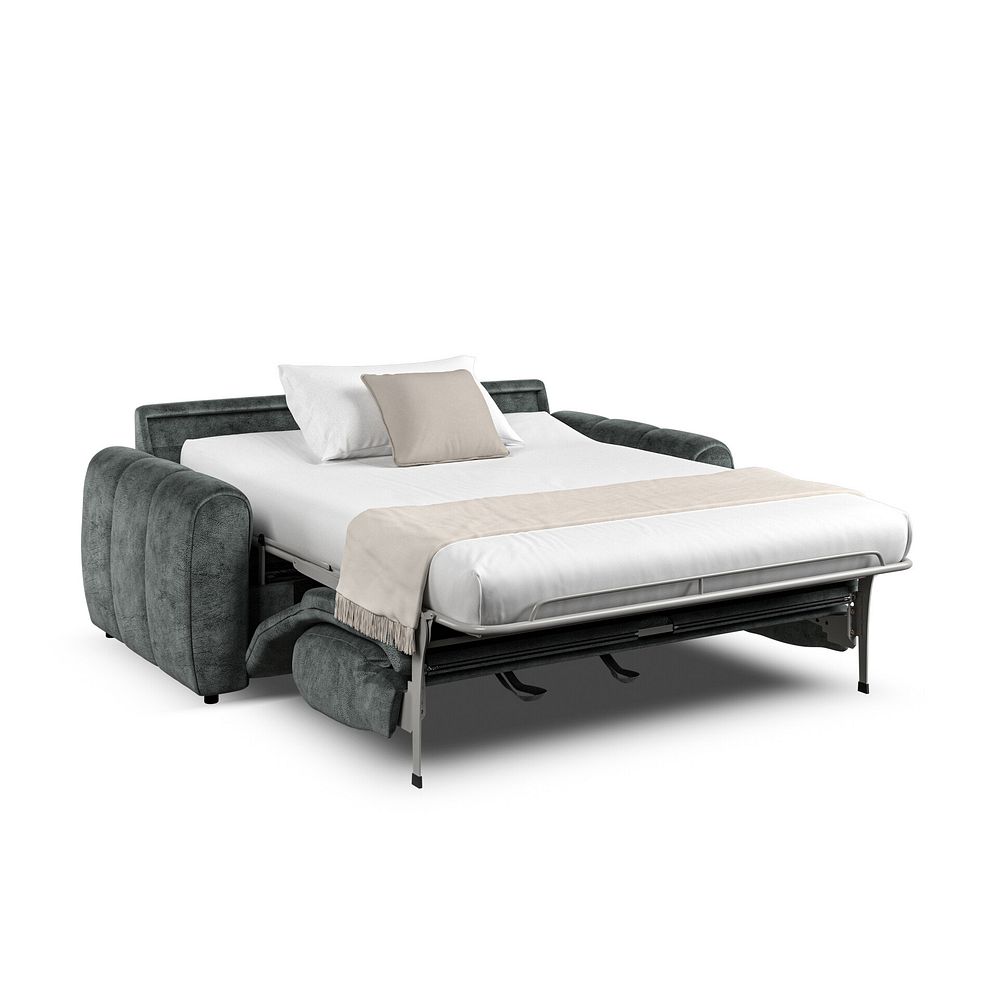 Nap 3 Seater Sofa Bed in Dapple Grey Fabric 2