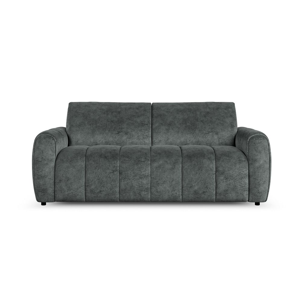 Nap 3 Seater Sofa Bed in Dapple Grey Fabric 4