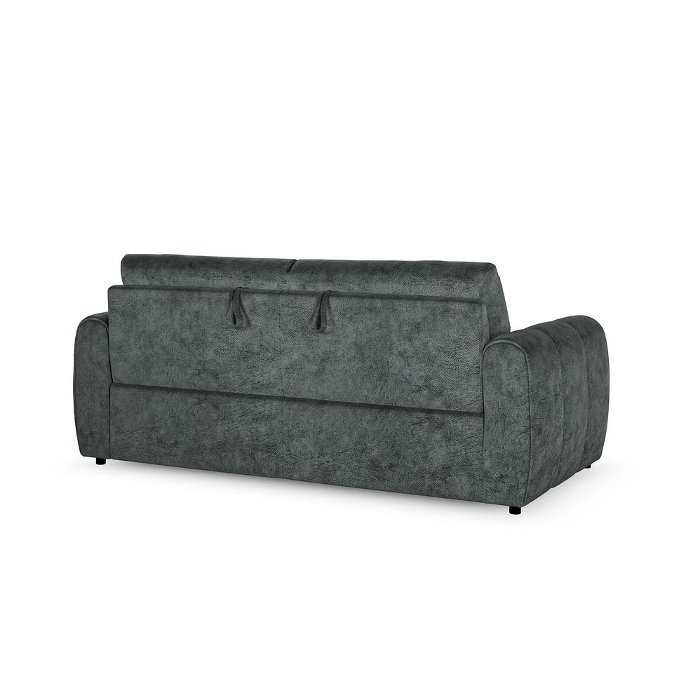 Nap 3 Seater Sofa Bed in Dapple Grey Fabric 5