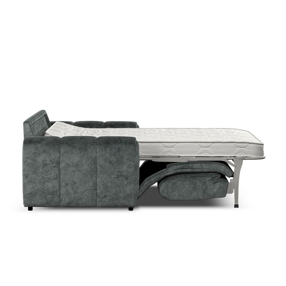 Nap 3 Seater Sofa Bed in Dapple Grey Fabric 7
