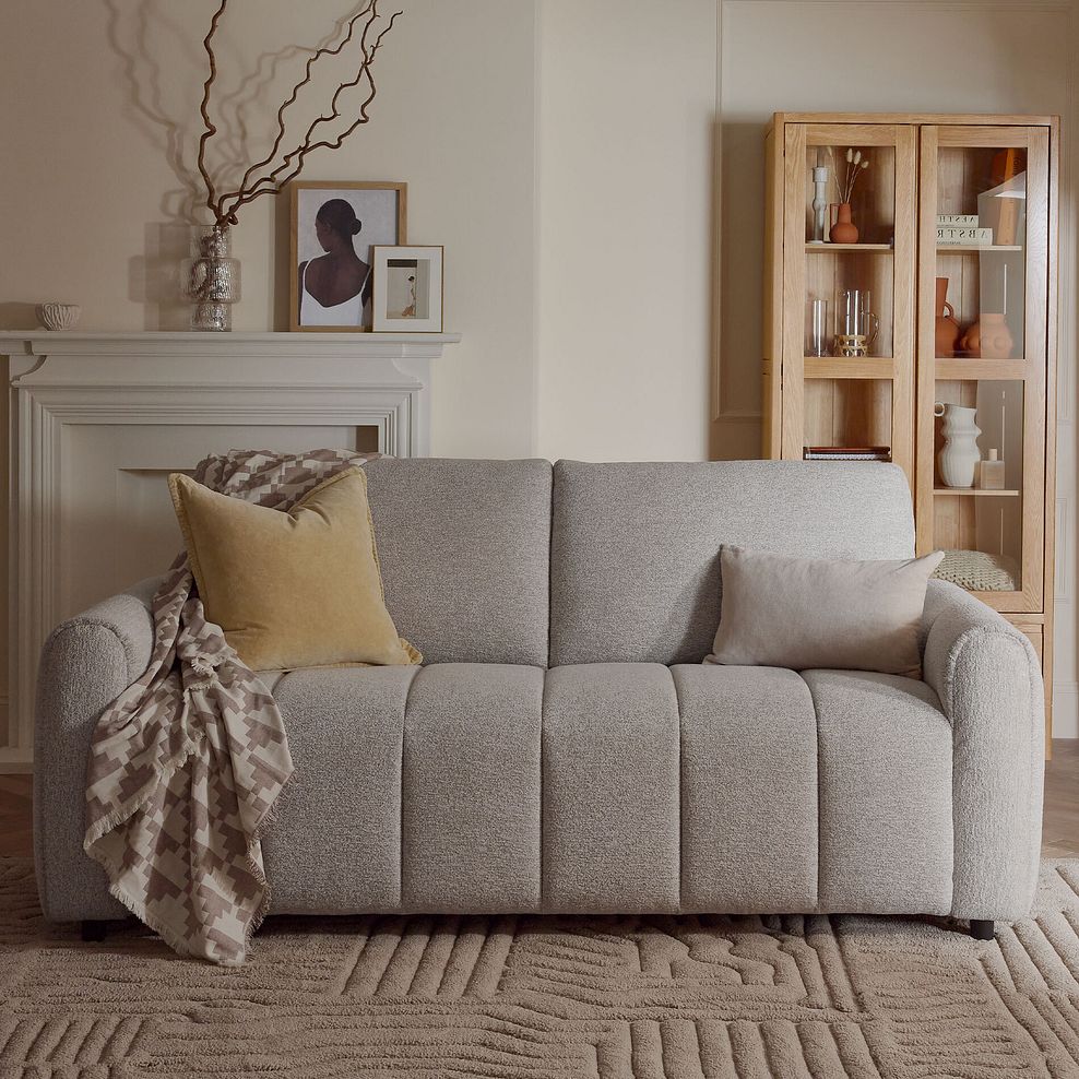 Nap 3 Seater Sofa in Coastal Linen Fabric 2