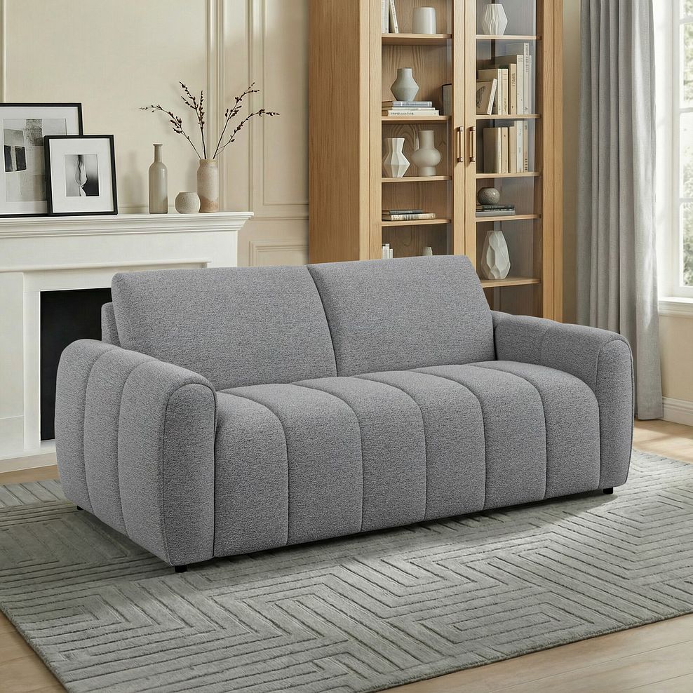 Nap 3 Seater Sofa in Coastal Mist Fabric 11