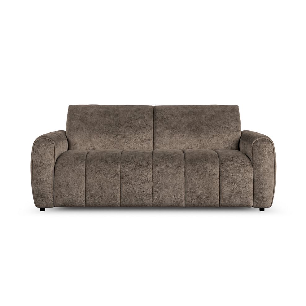 Nap 3 Seater Sofa in Dapple Chocolate Fabric 3