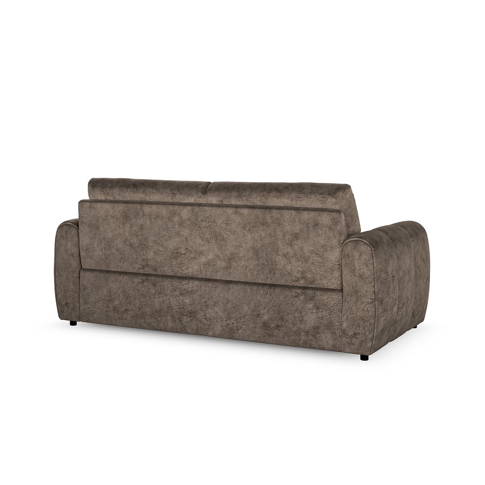 Nap 3 Seater Sofa in Dapple Chocolate Fabric 4