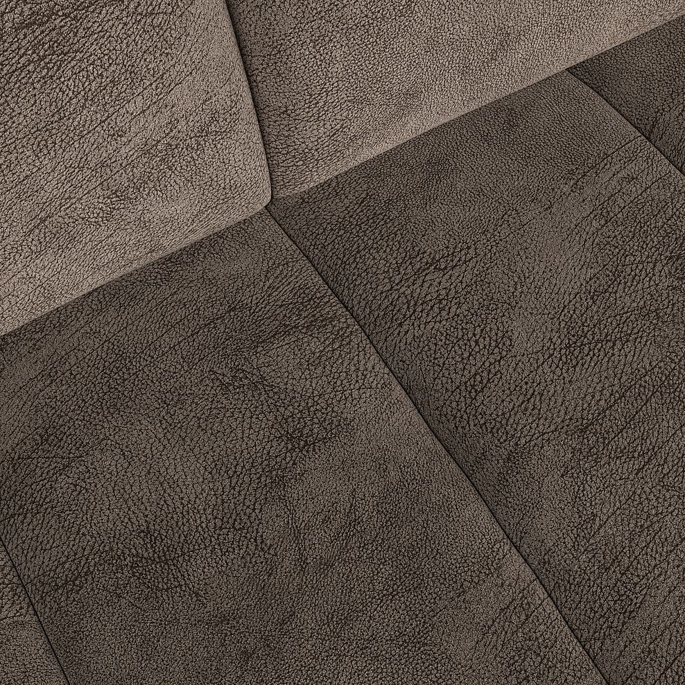 Nap 3 Seater Sofa in Dapple Chocolate Fabric 9