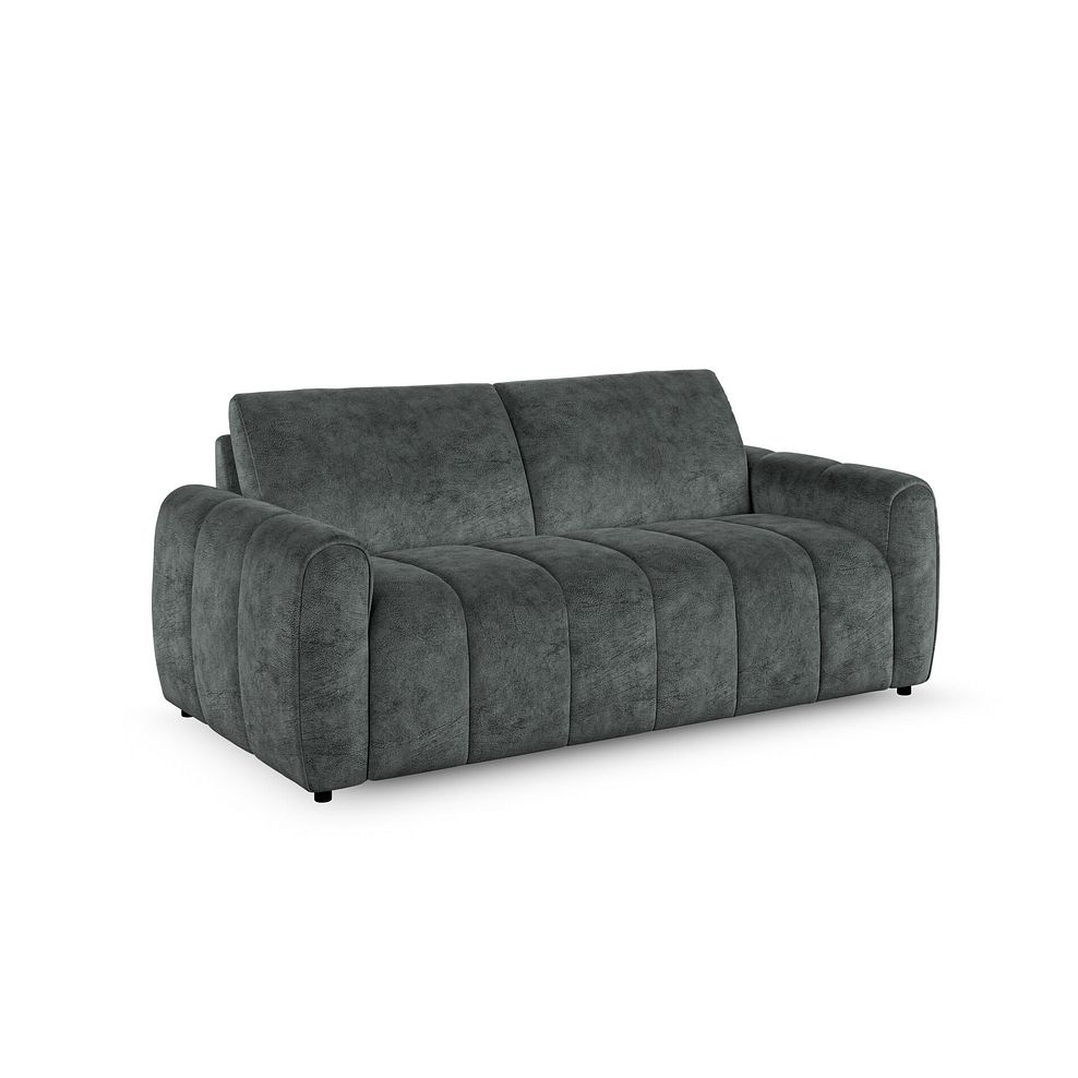 Nap 3 Seater Sofa in Dapple Grey Fabric 1