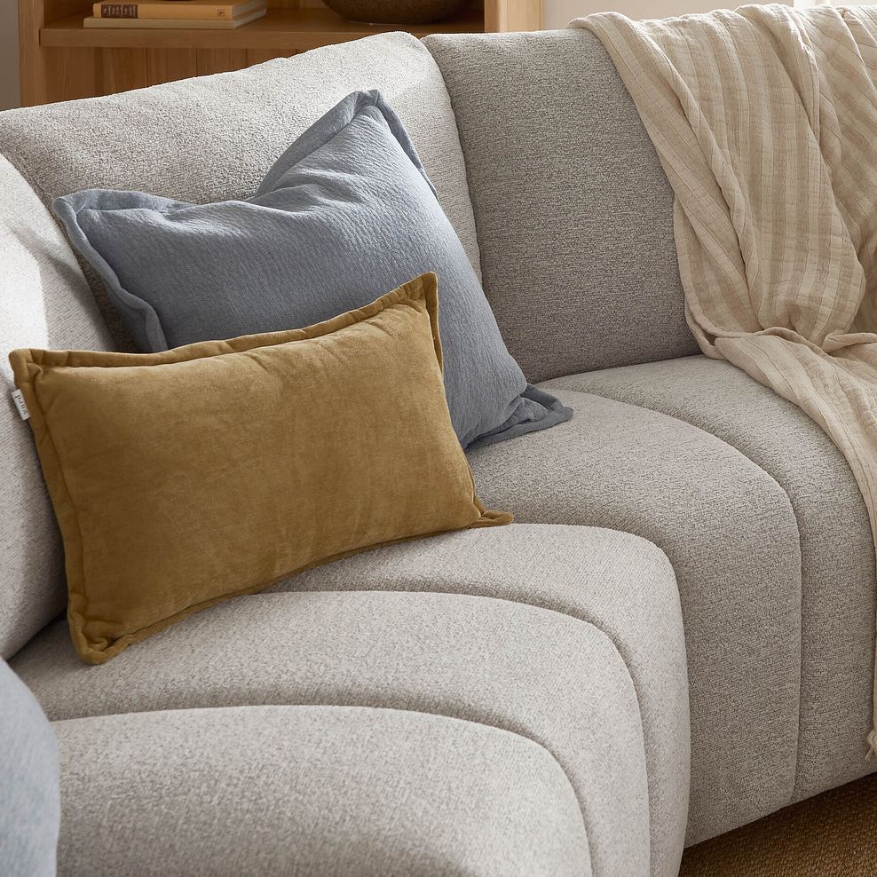 Nap 4 Seat Left Hand Modular Corner Sofa in  Coastal Linen Fabric - Group 4 3