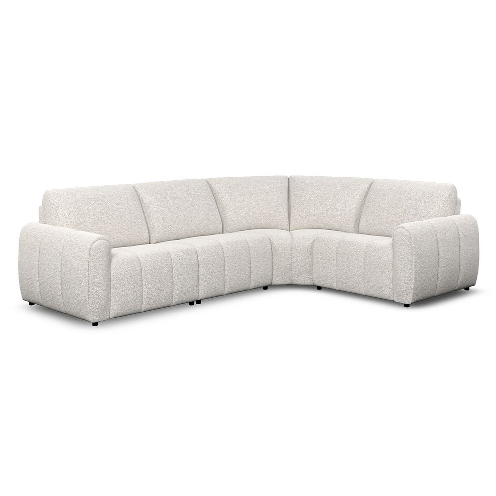 Nap 4 Seat Left Hand Modular Corner Sofa in  Coastal Linen Fabric- Group 2 1