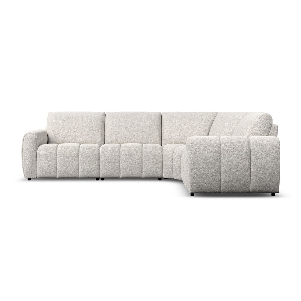 Nap 4 Seat Left Hand Modular Corner Sofa in  Coastal Linen Fabric- Group 2 2
