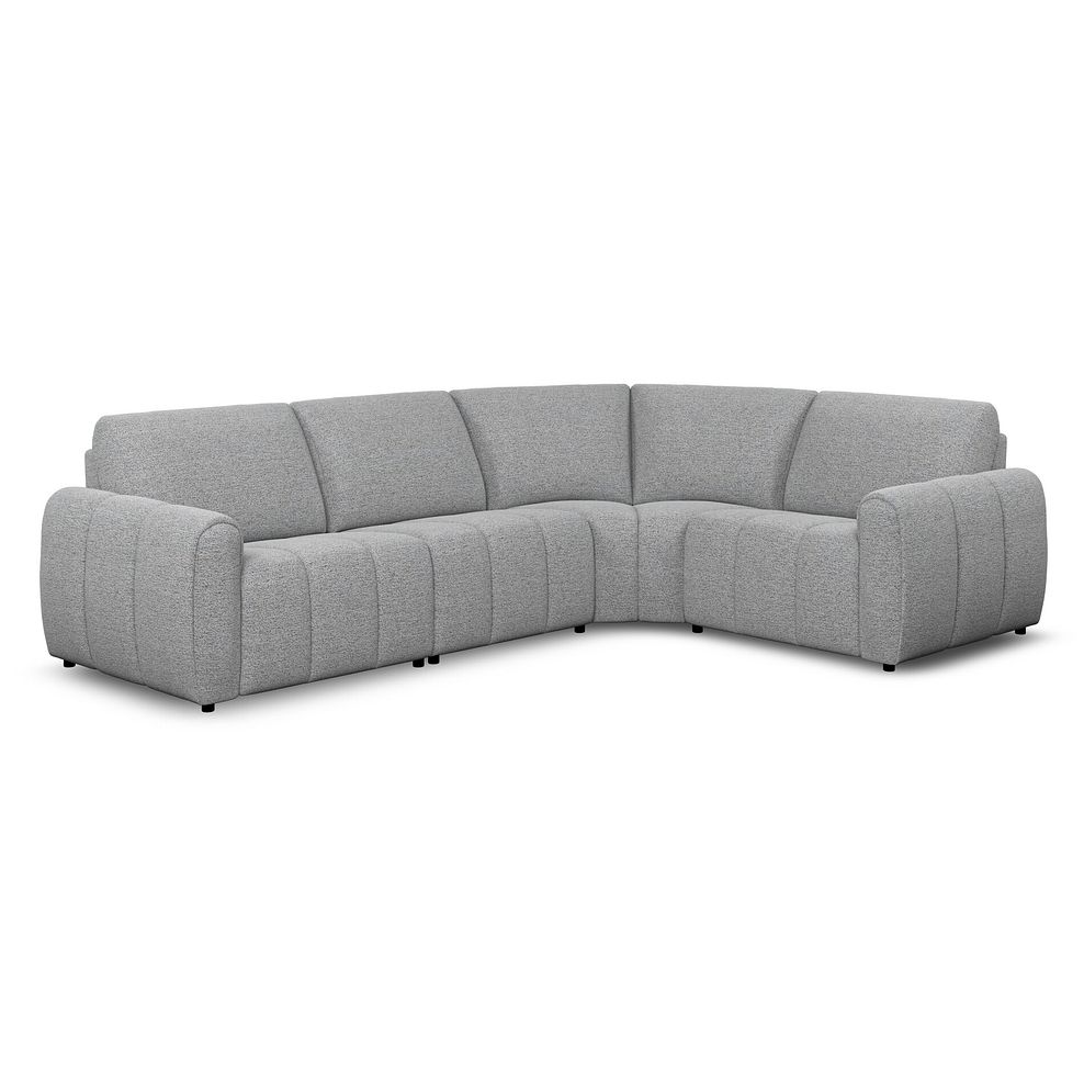 Nap 4 Seat Left Hand Modular Corner Sofa in Coastal Mist Fabric - Group 2 1