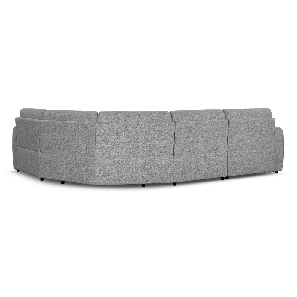 Nap 4 Seat Left Hand Modular Corner Sofa in Coastal Mist Fabric - Group 2 3
