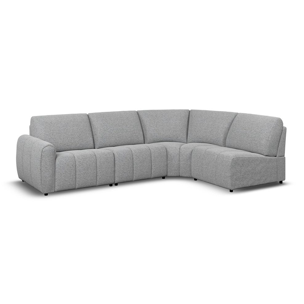 Nap 4 Seat Left Hand Modular Corner Sofa in  Coastal Mist Fabric- Group 4 1