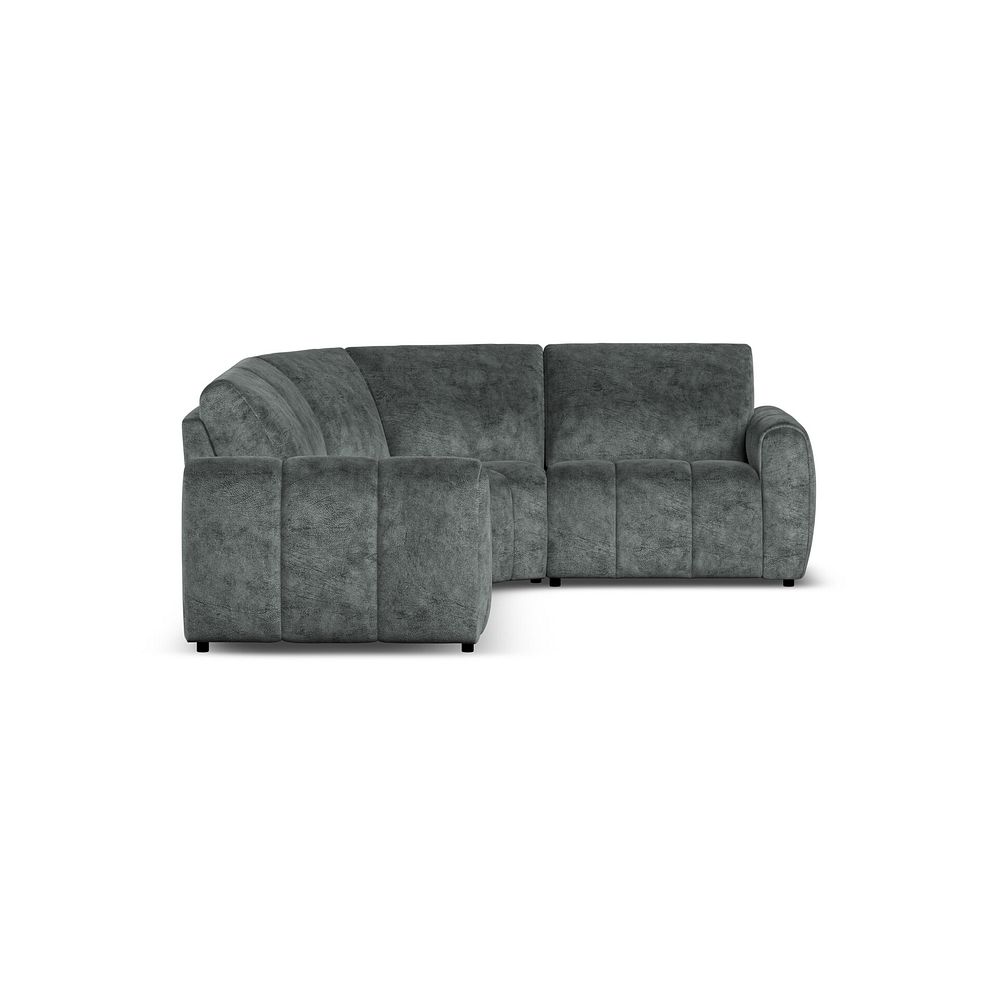 Nap 4 Seat Left Hand Modular Corner Sofa in Dapple Grey Fabric - Group 2 4