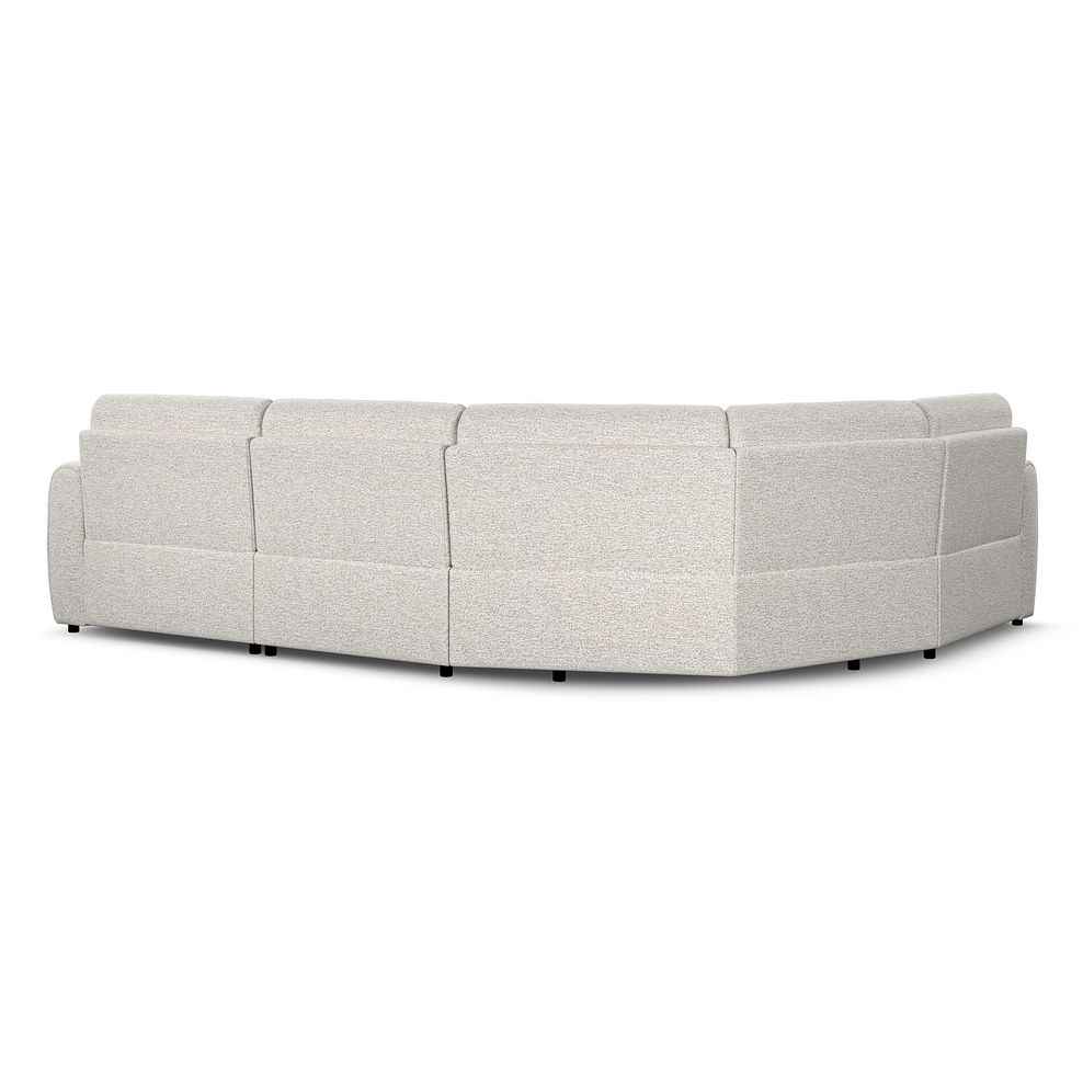Nap 4 Seat Right Hand Modular Corner Sofa in  Coastal Linen Fabric - Group 2 3