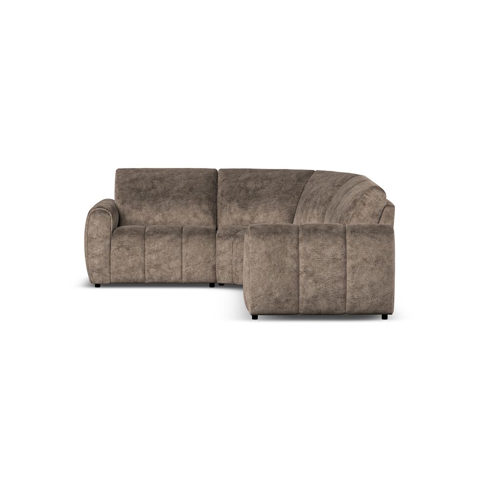Nap 4 Seat Right Hand Modular Corner Sofa in Dapple Chocolate Fabric  - Group 2 4