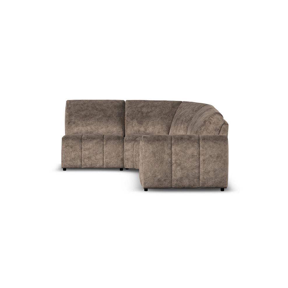 Nap 4 Seat Right Hand Modular Corner Sofa in Dapple Chocolate Fabric  - Group 5 4